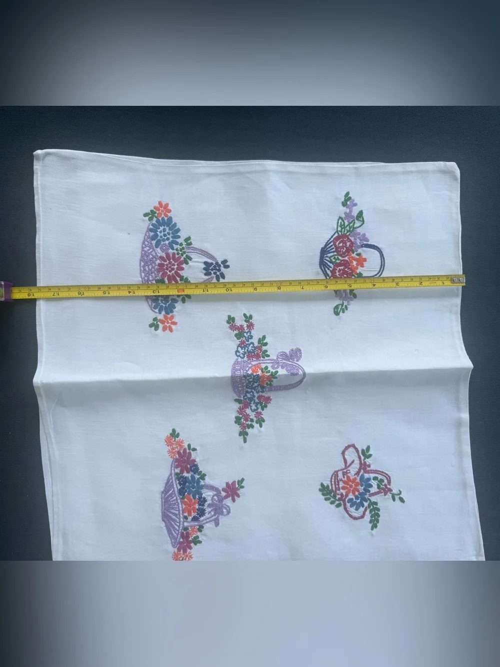 Hand Embroidered VTG Pillow Covers